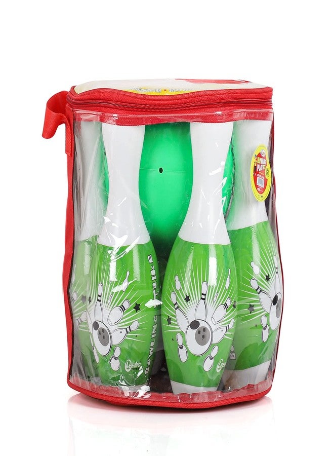 HIGHROOF® Bowling Game for Kids 6 Pin 1 Balls Bowling Set for Kids Games Indoor Outdoor Play for Boys Girls Green - Image 3